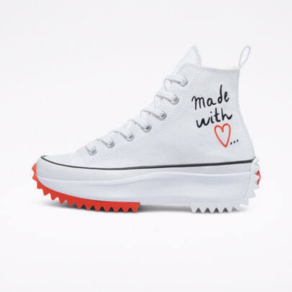 Converse Run Star Hike High 'Made With Love' Platform WOMEN SZ / 571874C - Picture 4 of 16
